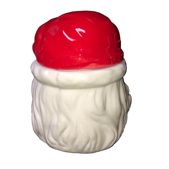 Santa Claus canister cookie jar - Picture 4 of 7